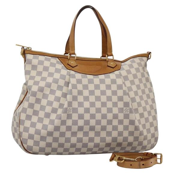 LOUIS VUITTON Damier Azur Siracusa GM Shoulder Bag N41111 - Picture 1 of 16